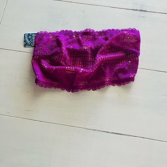 Free People Women’s Deep Orchid Purple Bandeau Size XS NWT - Picture 2 of 4